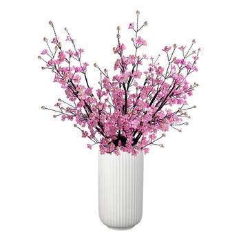 
Romantic cherry blossom DIY hand-beaded bouquet