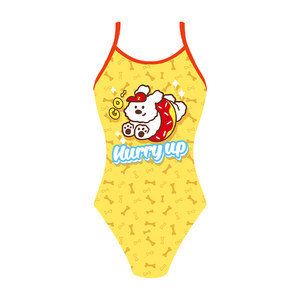 
zokezhouke swimsuit women's swimming pool special hot spring one-piece 2025 new adult puppy fast running swimsuit