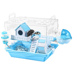 Hamster cage luxury villa winter warm acrylic