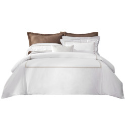 Tencel cotton pure white hotel style solid color