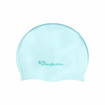 The 12-color swimming cap is a perfect match and a sure win!