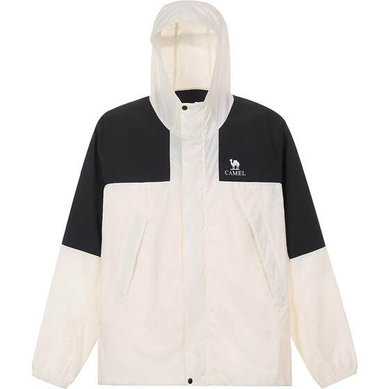 
Camel Outdoor Sun Protection Clothing 2026 Summer New Upf700+ Men's Cool Windproof and Water-Repellent Sports Jacket