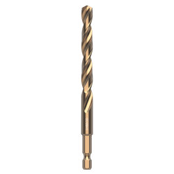 Manx hexagonal shank drill bit with cobalt twist drill bit