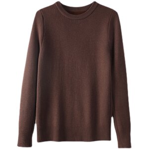 
Autumn and winter round neck velvet sweater for women, thickened one-piece velvet inner bottoming sweater, large size slim fit warm top