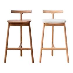 Simple modern barrest stool solid wood simple and fashionable