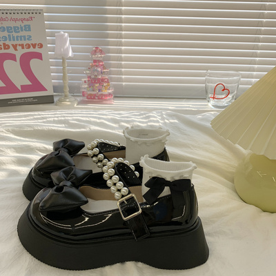taobao agent Spring summer footwear platform, Japanese student pleated skirt English style, British style, Lolita style