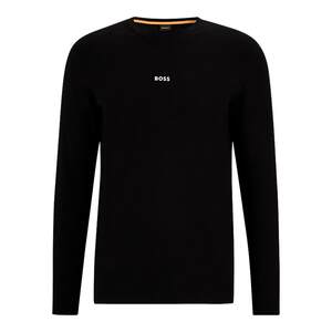 
[Same style for men and women] BOSS contrasting color stretch cotton long-sleeved couple T-shirt