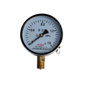 
Shanghai Instrument Pressure Gauge General Pressure Gauge Floor Heating Pressure Gauge Water Pressure Gauge Axial Gas Tank Special Gauge