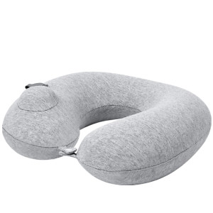 Pressing inflatable U -shaped pillow travel pillow Portable neck pillow blowing U -shaped high -speed rail long -distance airplane sleeping artifact