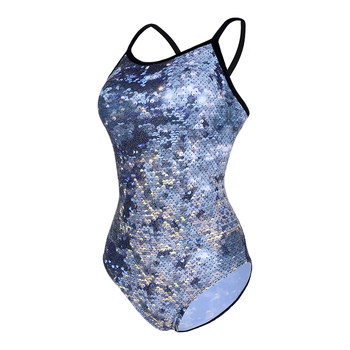 
Zak Triangle One-piece Swimsuit Competition Colorful Cinderella