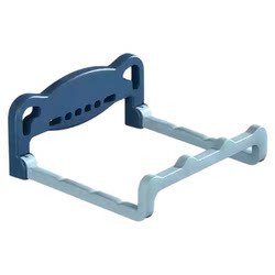 Folding wall-mounted washbasin rack for bathroom without punching