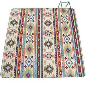 
Black deer outdoor picnic mat spring outing enlarged portable folding mat ultrasonic machine washable moisture-proof camping climbing mat