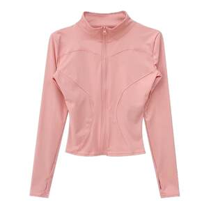 
Sun protection clothing, slim slimming fitness clothing, Pilates yoga clothing, outdoor sports running quick-drying jacket for women's training