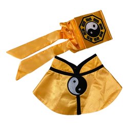 Pet little Taoist transformation costume funny Halloween scarf cute cat scarf dog saliva scarf photo dress up