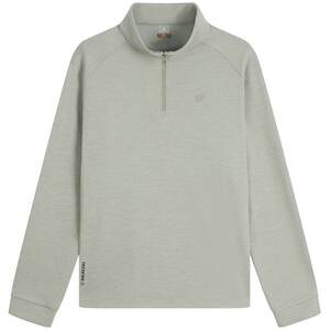 
TECTOP/Tantou outdoor half zipper long sleeve T-shirt men's breathable hiking and hiking half-cardigan stand collar cotton top