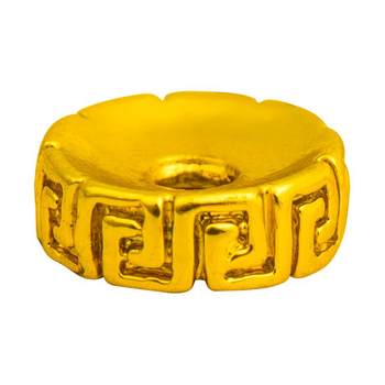 Antique gold-plated accessories bracelet with antique pattern and pattern