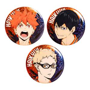
[Choose 6 pieces for 19 yuan] Volleyball boy Hinata Shoyang double flash badge Baji animation peripheral gift 58mm