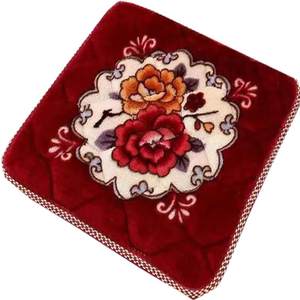 Winter thickened plush cushion warm dining chair cushion cushion restaurant tie rope cushion chair 40x40 square