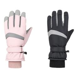 Men's And Women's Ski Gloves Winter Cold-proof Riding Plus Velvet Thickened Anti-freeze Warm Sports Outdoor Touch Screen Ski Gloves