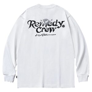 Remedy Spring and Autumn National Tide Loose Bottom Shirt Sweaty Tide American Internal Body Together Couple Long Sleeve T -shirt Men and Women
