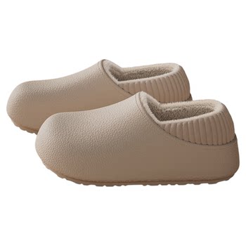 
Women's winter 2025 new style waterproof cotton slippers with bag heel