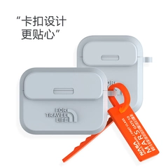 OFF-WHITE case — NASA Mars Space Travel Utility AirPods Protective Case with Key Tag AirPods Case for AirPods 4, AirPods 3 & AirPods Pro 3 and 2