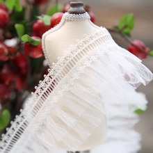 Кружевая рука рука -изготовленный материал -воротник Calme -side Вспомогательный материал декоративная юбка для юбки на вырез