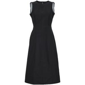 
ONLY2026 summer new sleeveless skirt simple solid color A-line waist strap design mid-length skirt dress