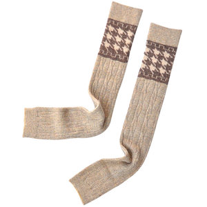 Rabbit wool socks set women over knee autumn and winter, thin, thickened, long leg sock socks, knee -cure boots, long cylinders, pantyhose
