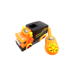 Automatic Card Display Domino Car Small Train Boys Educational Toys With Electric Remote Control Car Complete Set Of Mechanisms
