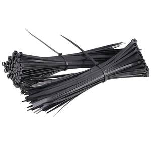 Self-locking nylon cable ties wire harness wire ties fixed buckle black plastic bundle white cable ties high temperature resistance
