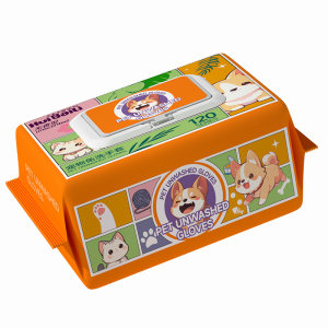 
Pet Disposable Gloves Wet Wipes Kittens and Dogs Dry Cleaning Special Wet Wipes Clean Body Wipe Feet Quick Cleaning