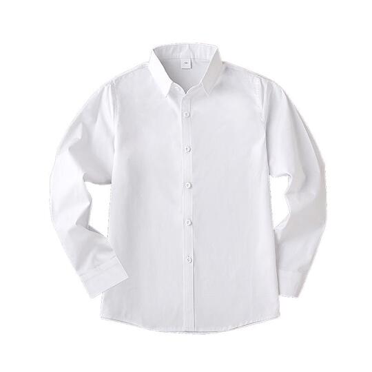 Camisa Blanca Niño Camisa Escolar Manga Larga Para Niño Varios