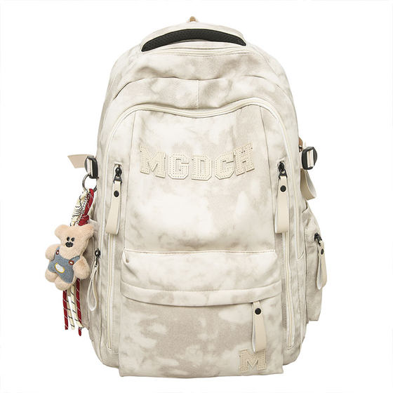Reduce burden and protect the spine wide strap backpack for junior high school girls high school boys backpack for college students travel outdoor backpack