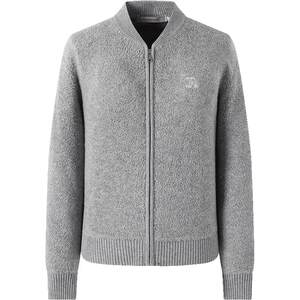 
Navigare Italian small sailing women's short jacket pure wool baseball collar jacket loose slimming top