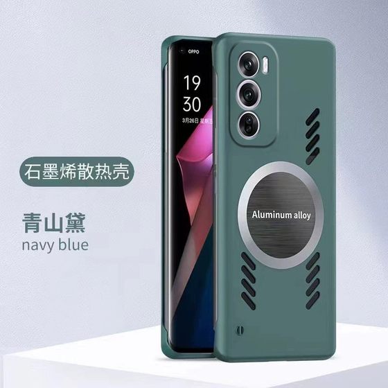 opporeno12手机壳镂空设计reno12pro超薄无边框硬壳PJV110镜头全包PJW防摔reon11游戏散热0pp0ren11pro男女款