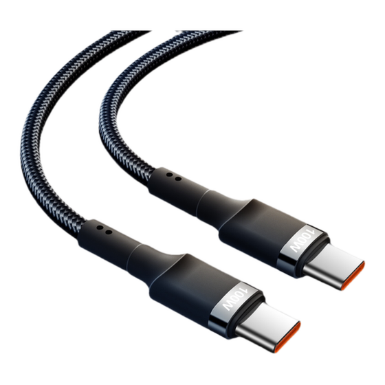 
Can adapt to double-head type-c data cable fast charging suitable for iPhone16pro Apple 15 Huawei Xiaomi mobile tpyec laptop tablet iPad flash charging charging cable both ends bidirectional pd