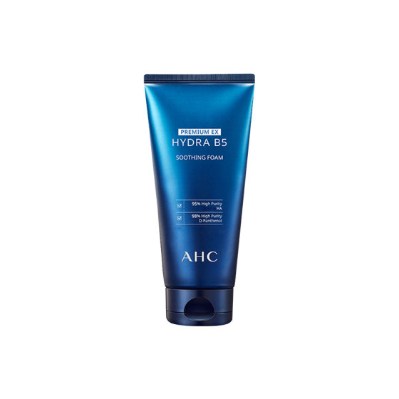 [618 rush purchase] AHC B5 Hyaluronic Acid Facial Cleanser Gentle Cleansing Official Flagship Store for Men and Women