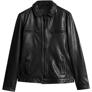 
Star's same style ALLSAINTS men's sheepskin coat Luck fashion genuine leather jacket handsome spring style