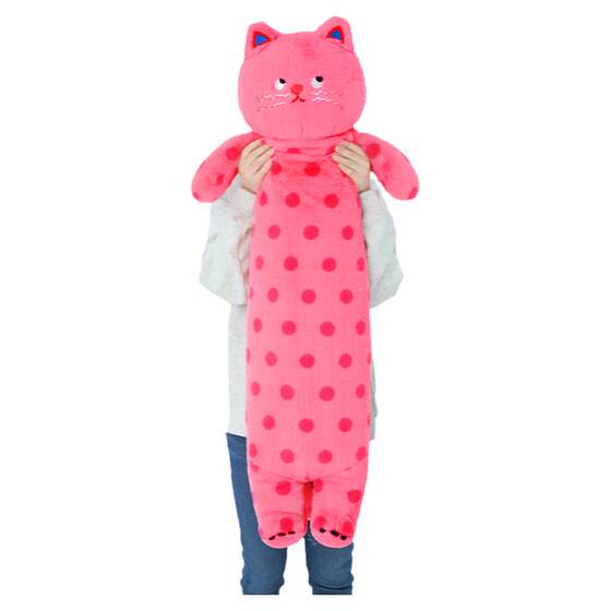 
Cool and trendy toy cute polka dot cat pillow cushion sleeping plush doll sleeping with doll back pad long pillow