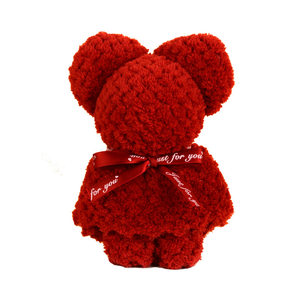
Bear towel souvenir bridesmaid wedding return gift wedding banquet store celebration promotional small gift non-shedding full moon gift