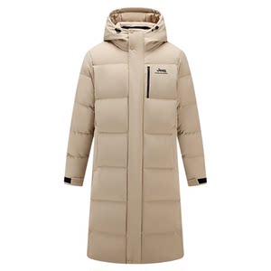 
Jeep outdoor ski wear three-proof knee-length down jacket for men warm and thickened Northeast cold-resistant down jacket for women