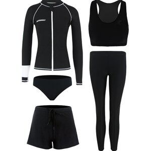 
Diving suit new women's zipper long sleeve trousers swimsuit sun protection jellyfish clothing split snorkeling suit couple hot spring suit