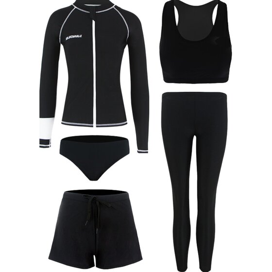 
Diving suit new women's zipper long sleeve trousers swimsuit sun protection jellyfish clothing split snorkeling suit couple hot spring suit