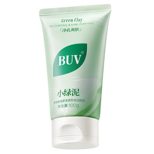 
BUV Pen Wei Xiao Green Clay Facial Cleanser Amino Acid Cleanser Deep Cleans Blackheads Shrink Pores Refreshing Oil Control