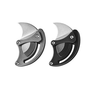 
Outdoor titanium alloy art knife mini carry-on small advanced industrial grade heavy duty hot sale high-value cat claw EDC