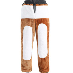 Men's leather pants with velvet thickened motorcycle riding takeaway takeaway wind and wind prevention and cold autumn and winter warm cotton pants men