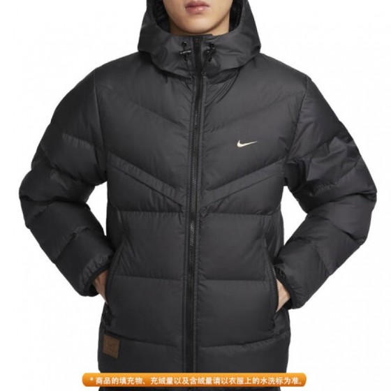 NIKE耐克 户外保暖连帽羽绒服运动厚外套HQ4183-010 HQ4183-233