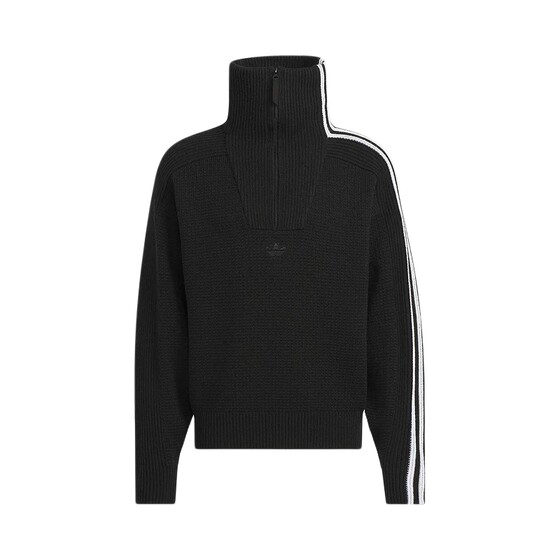 
adidas Adidas clover half-zip turtleneck pullover sweater 26 men and women same style sweater KS5340