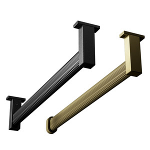 
Wardrobe hanging shank rod cross rod wardrobe wardrobe large cabinet aluminum alloy thickened hanging rod fixing accessories
